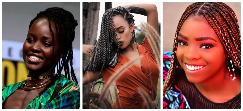 Trenzas Africanas con Extensiones Fusionando Tradición y Modernidad en un Estilo Único