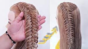 Trenza de Espiga con cabello suelto