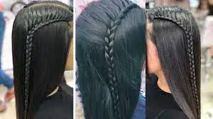Trenza de Lado con Pelo Suelto