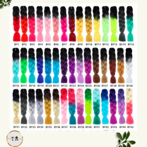 Kanekalon de 2 Tonos - 45 colores de 2 tonos