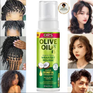 Mousse de Aceite de Oliva para Cabello Rizado y Pelucas - Envío Gratis