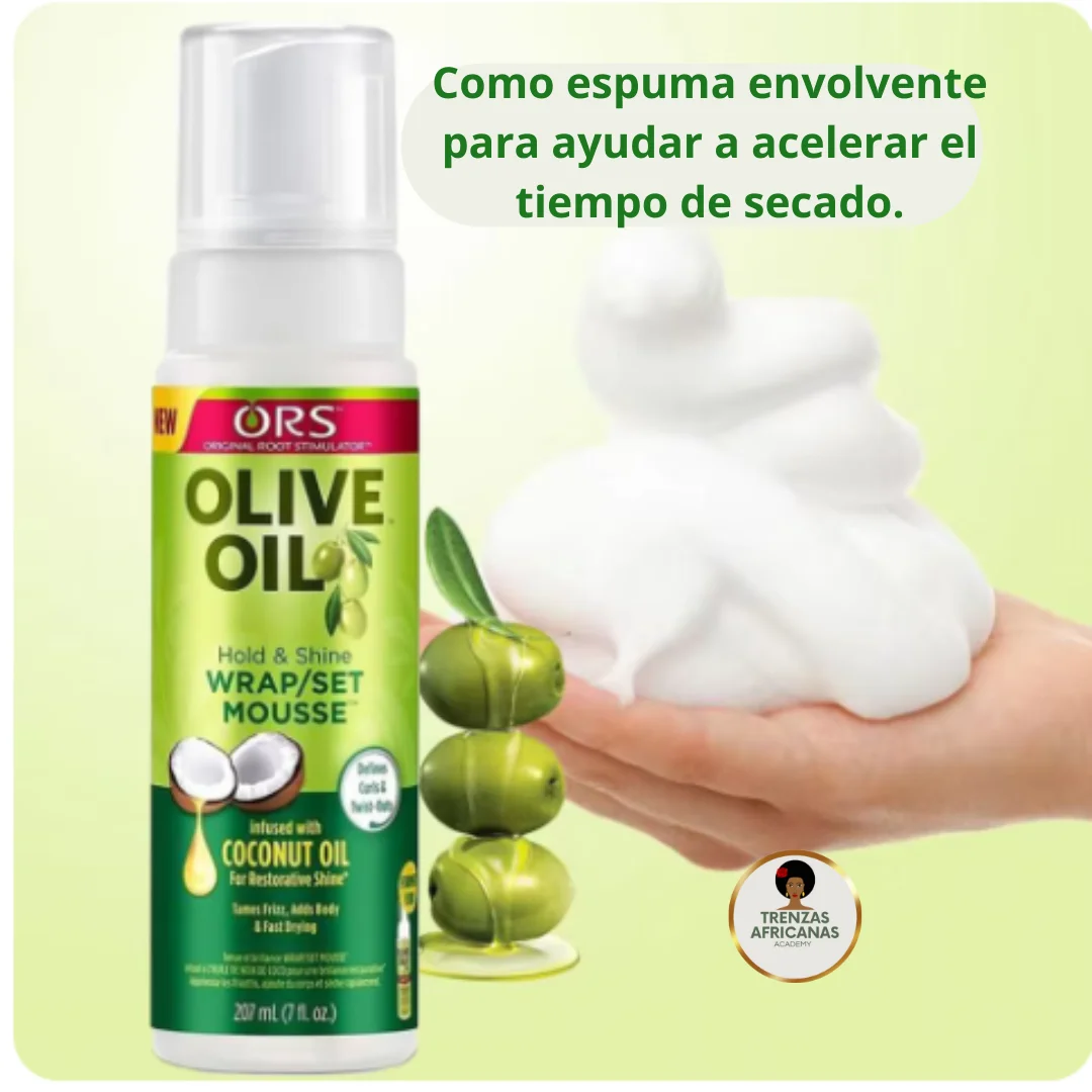 Mousse de Aceite de Oliva para Cabello Rizado y Pelucas - Envío Gratis - Imagen 2