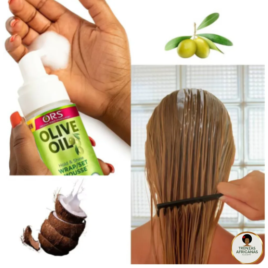 Mousse de Aceite de Oliva para Cabello Rizado y Pelucas - Envío Gratis - Imagen 4